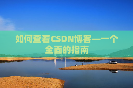如何查看CSDN博客—一个全面的指南